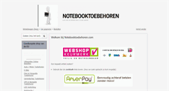 Desktop Screenshot of notebooktoebehoren.com